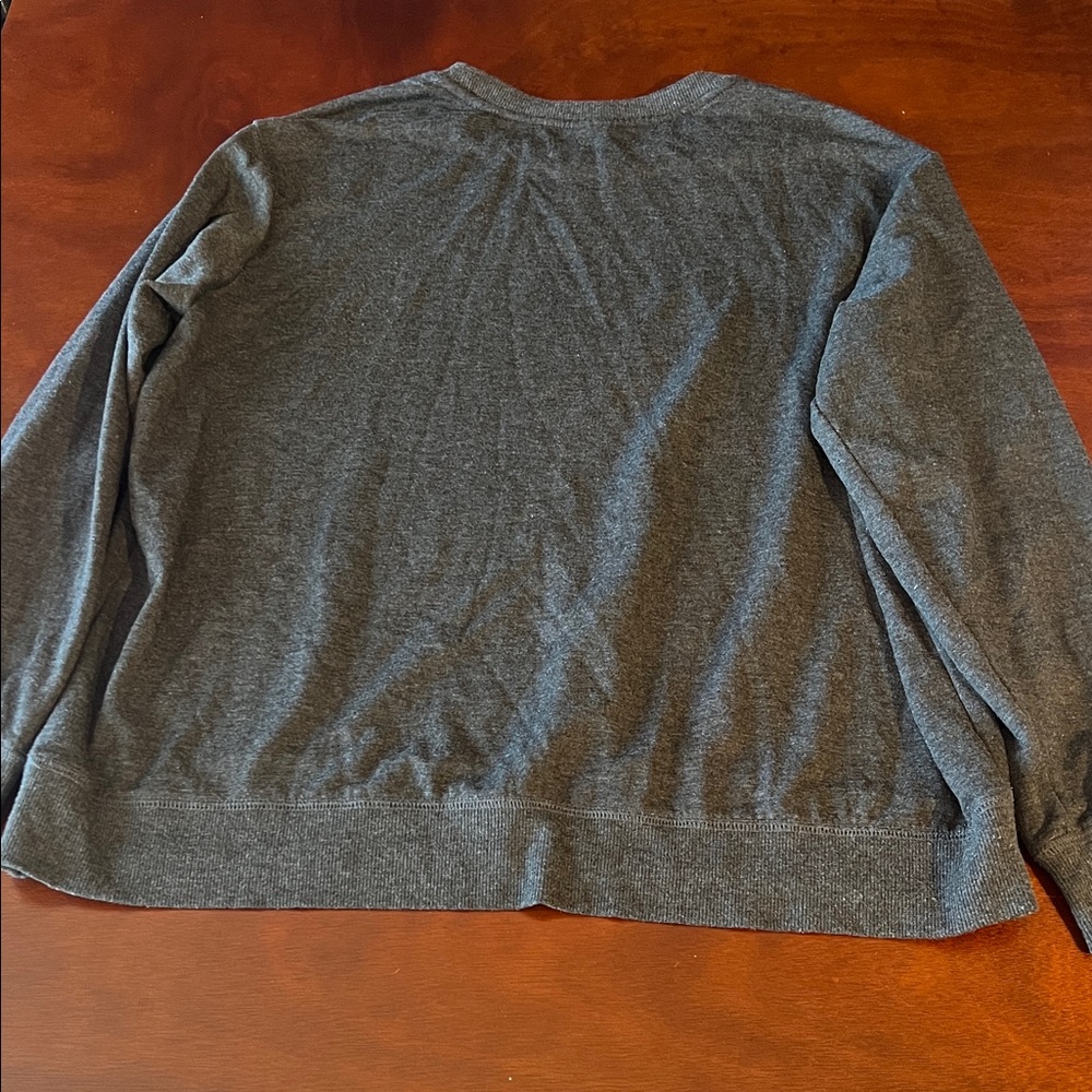 Stars Above Women's super soft hacci heathered Charcoal Sweatshirt - Picture 5 of 5